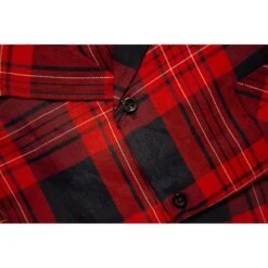 Bigdude Woven Checked Pyjama Set Red/Navy -Bigdude 62912bf1 bd23pj06 22 rednavy 2