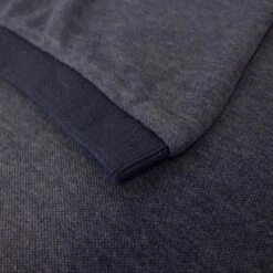 Bigdude Buttoned Pocket Polo Shirt Navy Marl -Bigdude 62b958c0 img 8701