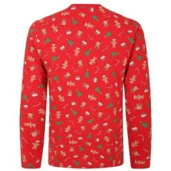 Bigdude All Over Christmas Print Pyjama Set Red -Bigdude 6a3b4bf0 bd23pj08 01 top 2