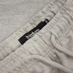 Bigdude Loop Back Jogger Shorts Grey Marl -Bigdude 6baf5ed4 img 7914