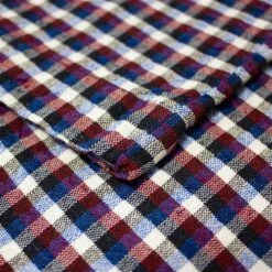 Bigdude Woven Modern Check Pyjama Shorts Red/Blue -Bigdude 6c2e00e4 img 8159