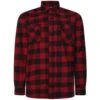 Bigdude Checked Overshirt Red/Black -Bigdude 6e49c535 bd23ls16 22 1