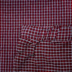 Bigdude Woven Modern Check Pyjama Shorts Red/White -Bigdude 6ec20663 img 8149