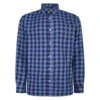 Bigdude Long Sleeve Check Shirt Blue -Bigdude 6f6d80b4 bd23ls20 04 1