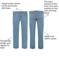 Bigdude Regular Fit Jeans Light Wash -Bigdude 6fda38d8 059