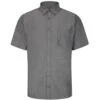 Bigdude Button Down Oxford Short Sleeve Shirt Charcoal -Bigdude 70211ce8 bd23ss05 07 charcoal 1