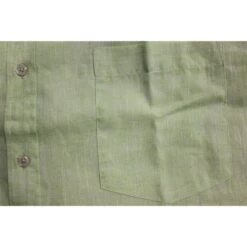 Bigdude Short Sleeve Milton Linen Summer Shirt Lime Green -Bigdude 74e64e56 bd23ss01 05 limegreen 1