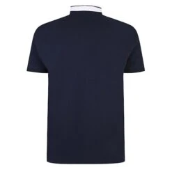 Bigdude Jersey Zip Polo Navy -Bigdude 750c0aaa bd22p12 02 navy 2