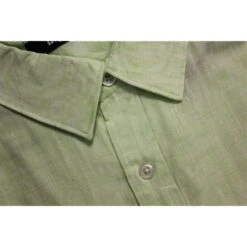 Bigdude Short Sleeve Milton Linen Summer Shirt Lime Green -Bigdude 75c4f463 bd23ss01 05 limegreen 2