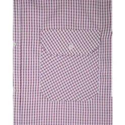 Bigdude Long Sleeve Shirt With Chest Pockets Red/White -Bigdude 76f465f6 bd22ls09 22 red detail