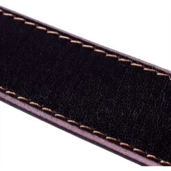 Simon Leather Belt With Contrast Stitch Black -Bigdude 7711da03 img 4671 clipped rev 1