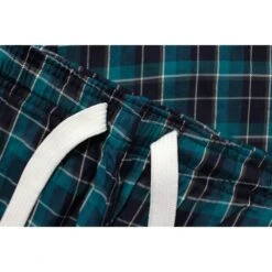 Bigdude Woven Checked Pyjama Pants Green/Navy -Bigdude 7e8671af bd23pj05 13 greennavy