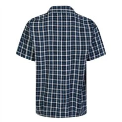 Bigdude Woven Checked Pyjama Set Navy/Blue -Bigdude 83cc758a bd23pj06 07 top 2