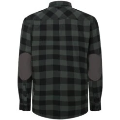 Bigdude Checked Overshirt Green/Black -Bigdude 85151974 bd23ls16 13 2