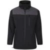 Bigdude Showerproof Windbreaker Jacket Black/Charcoal -Bigdude 867dbf71 raincoat black 1202