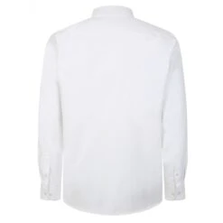 Bigdude Button Down Oxford Long Sleeve Shirt White -Bigdude 88779628 bd23ls02 04 white 2