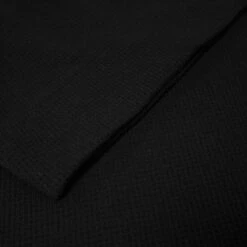 Bigdude Knitted Waffle Dressing Gown Black -Bigdude 8aed18a3 img 8192