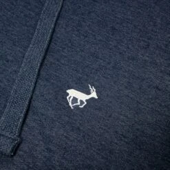 Bigdude Sherpa Lined Zip Hoody Dark Denim -Bigdude 8b039196 img 9290