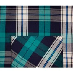 Bigdude Short Sleeve Check Shirt Green -Bigdude 8c731281 img 8853