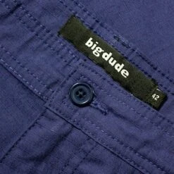 Bigdude Cropped Cargo Trousers Navy -Bigdude 8e4e24b7 img 7260