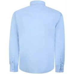 Bigdude Classic Long Sleeve Poplin Shirt Light Blue -Bigdude 8f17e7ba 6027ad26 m30a6840 2