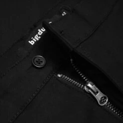 Bigdude Stretch Chino Shorts Black -Bigdude 9029025e img 8354