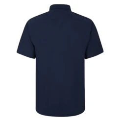 Bigdude Button Down Oxford Short Sleeve Shirt Navy -Bigdude 91ac197f bd23ss05 02 navy 2