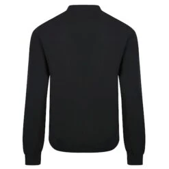 Bigdude Button Up Baseball Jacket Black -Bigdude 92746d80 bd22jck14 01 black 2