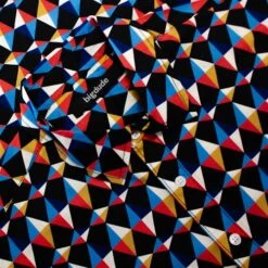 Bigdude Abstract Print Long Sleeve Poplin Shirt Black -Bigdude 92e228d9 img 8754