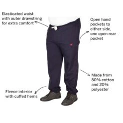 Bigdude Signature Joggers Navy -Bigdude 93ffd354 056