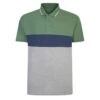 Bigdude Colour Block Pique Polo Deep Green -Bigdude 951a0770 bd22p18 48 deepgreen 1