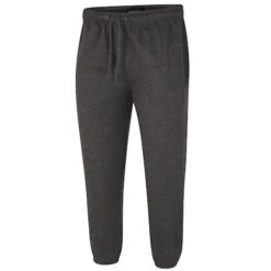 Bigdude Basic Cuffed Joggers Charcoal