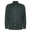 Bigdude Long Sleeve Check Shirt Green -Bigdude 9e6144e7 bd23ls20 06 1201
