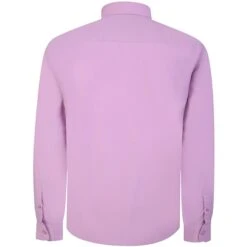 Bigdude Classic Long Sleeve Poplin Shirt Violet -Bigdude a651e941 m30a6825