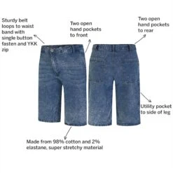 Bigdude Carpenter Denim Shorts Light Wash -Bigdude a721d0bf 15