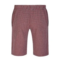 Bigdude Woven Modern Check Pyjama Shorts Red/White -Bigdude a789203b bd22pj03 3