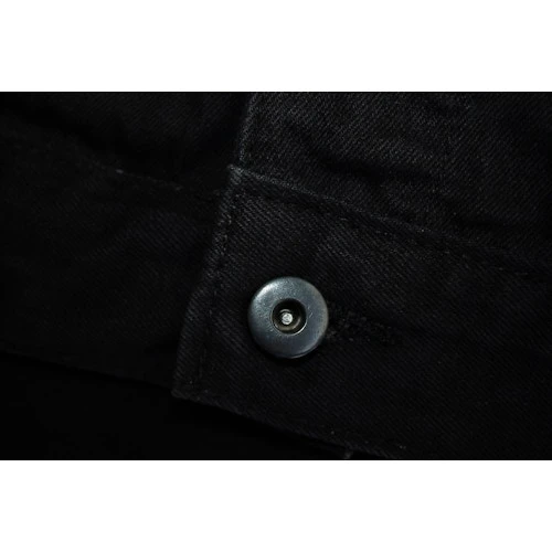 Bigdude Classic Denim Jacket Black 9 Bigdude Classic Denim Jacket Black - Image 7