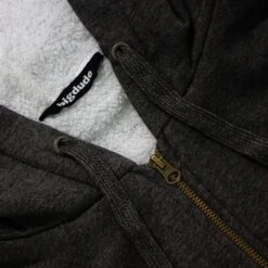 Bigdude Sherpa Lined Zip Hoody Charcoal 10 Bigdude Sherpa Lined Zip Hoody Charcoal -Bigdude ac7e200e img 9278