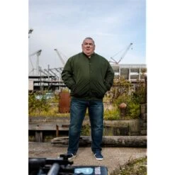 Bigdude Button Up Baseball Jacket Khaki -Bigdude acda2ce0 big20nev20khaki