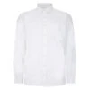 Bigdude Button Down Oxford Long Sleeve Shirt White -Bigdude afb52c4e bd23ls02 04 white 1