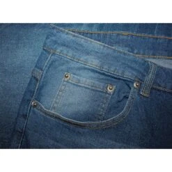 Bigdude Stretch Turn Up Denim Shorts Mid Blue Wash -Bigdude b2226903 bd23js01 02 darkwash 6