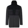 Bigdude Colour Block Polar Fleece Black/Charcoal -Bigdude b4695ccf fleece grey 1