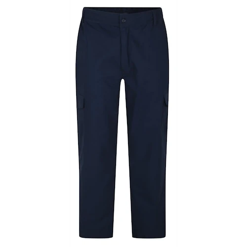 Bigdude Elasticated Waist Cargo Trousers Navy 3 Bigdude Elasticated Waist Cargo Trousers Navy