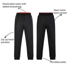 Bigdude Contrast Tricot Hooded Tracksuit Black 17 Bigdude Contrast Tricot Hooded Tracksuit Black -Bigdude b6cfad22 035