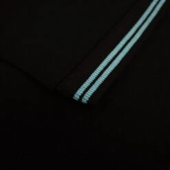 Bigdude Tipped Polo Shirt Black/Blue -Bigdude b73db7a0 img 8239