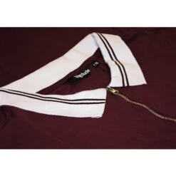 Bigdude Jersey Zip Polo Burgundy -Bigdude b7e01231 img 1696