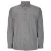 Bigdude Button Down Oxford Long Sleeve Shirt Charcoal -Bigdude b9a6b242 bd23ls02 07 charcoal 1