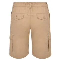 Bigdude Elasticated Waist Cargo Shorts Sand -Bigdude bd19sh02 11 3