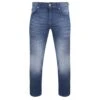 Bigdude Whispering Stretch Jeans Mid Wash -Bigdude bd20js04 02 1