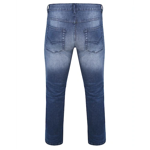 Bigdude Whispering Stretch Jeans Mid Wash 4 Bigdude Whispering Stretch Jeans Mid Wash - Image 2